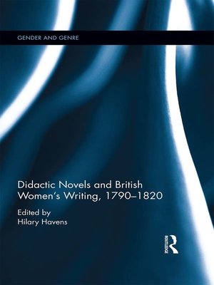 cover image of Didactic Novels and British Women's Writing, 1790-1820